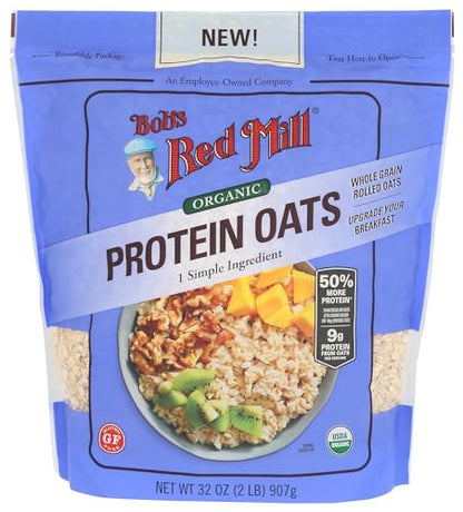 Bobs Red Mill Organic Protein Oats, 32 OZ