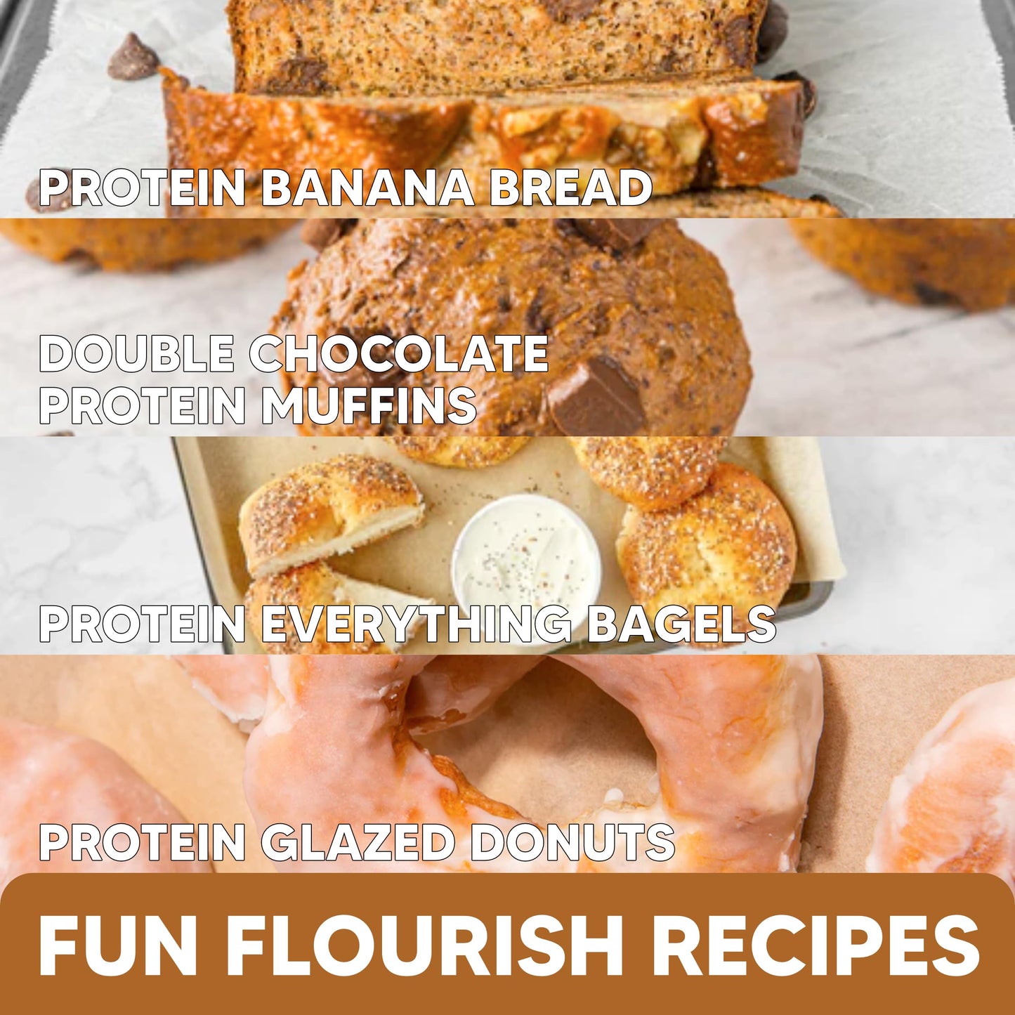 Flourish - Protein Pancake & Waffle Mix, Chocolate, 16oz