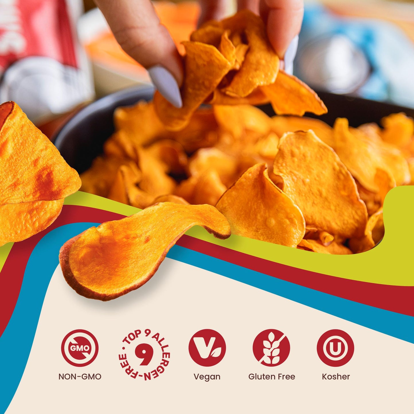 Jackson’s Sweet Potato Kettle Chips with Sea Salt made with Premium Avocado Oil